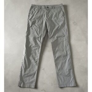 Tommy Bahama Men's Marlin Golf Pants Grey Striped Performance Stretch 34x32